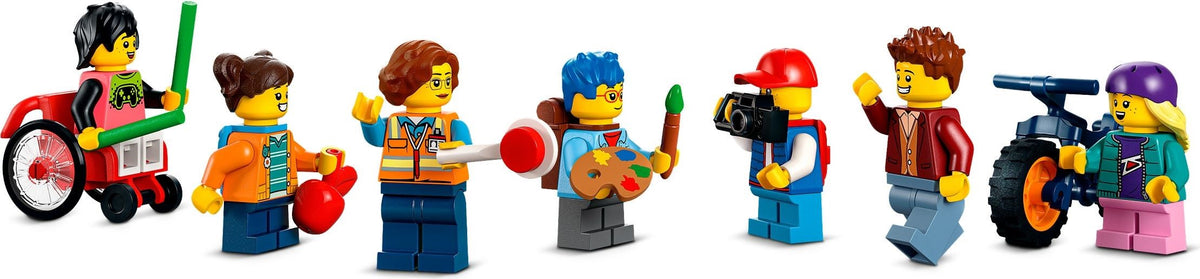LEGO City 60329 Schule mit Schulbus