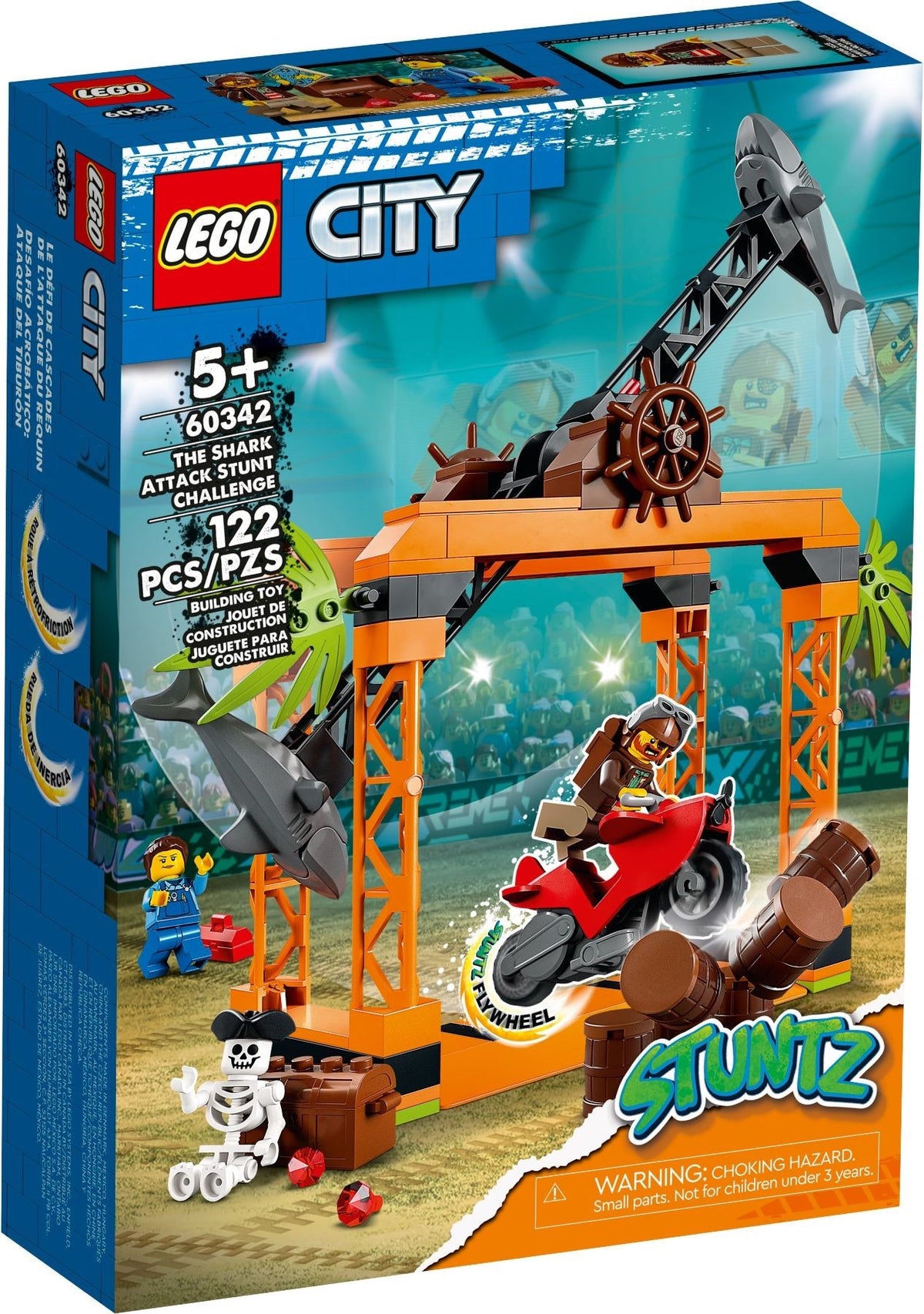 LEGO City 60342 Haiangriff-Stuntchallenge