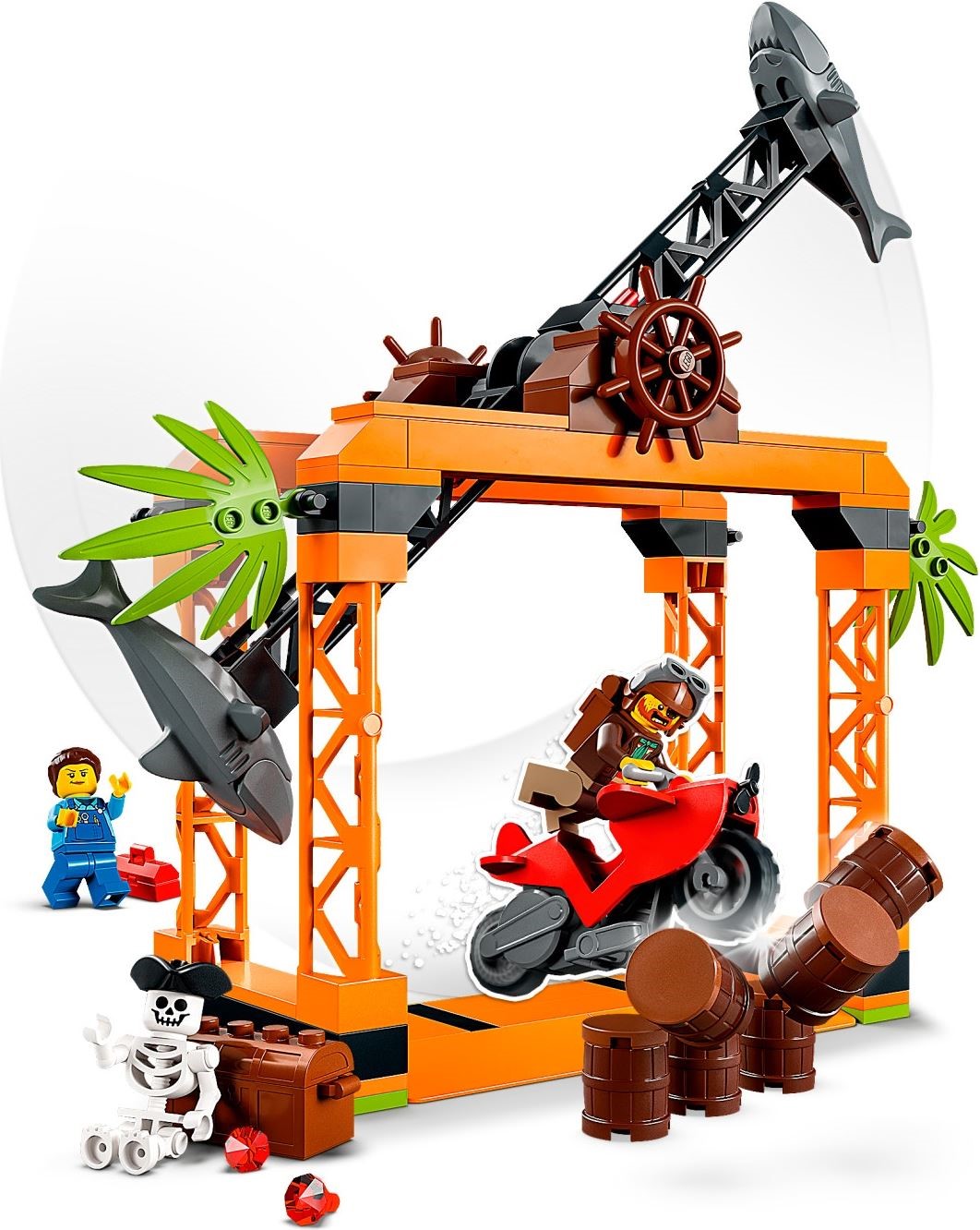 LEGO City 60342 Haiangriff-Stuntchallenge