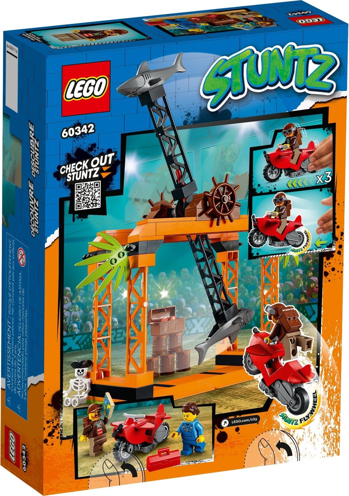 LEGO City 60342 Haiangriff-Stuntchallenge