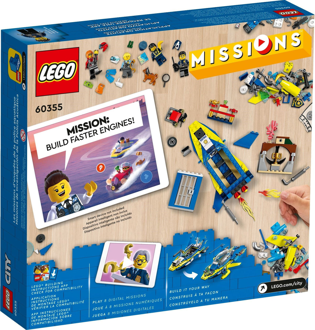 LEGO City 60355 Detektivmissionen der Wasserpolizei
