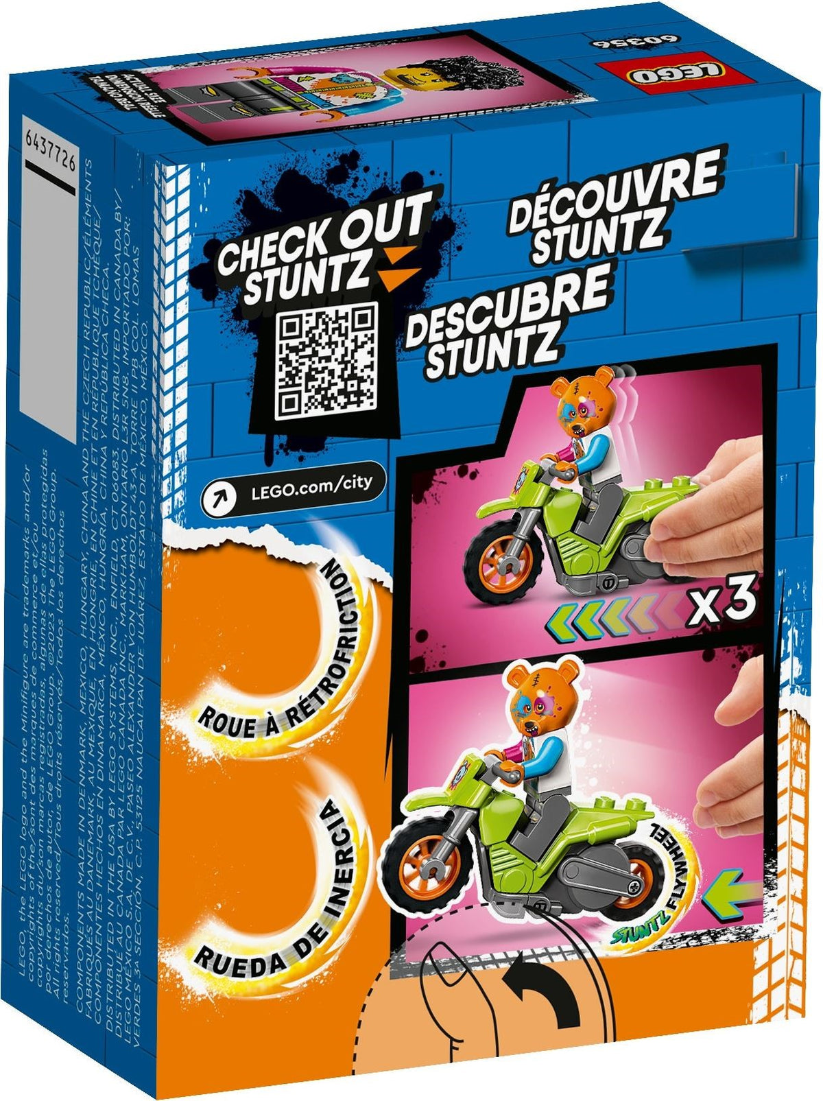 LEGO City 60356 Bären-Stuntbike