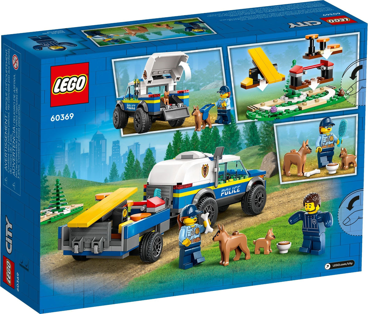 LEGO City 60369 Mobiles Polizeihunde-Training