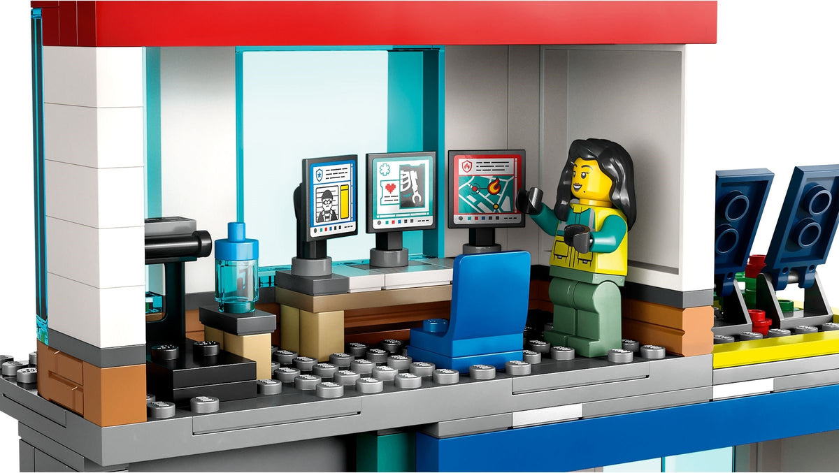 LEGO City 60371 Hauptquartier der Rettungsfahrzeuge
