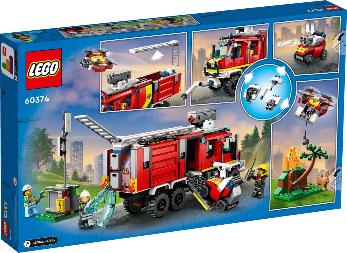 LEGO City 60374 Einsatzleitwagen der Feuerwehr