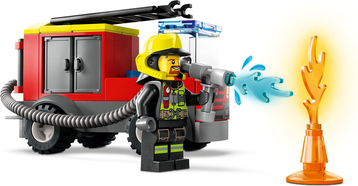 LEGO City 60375 Feuerwehrstation und Löschauto