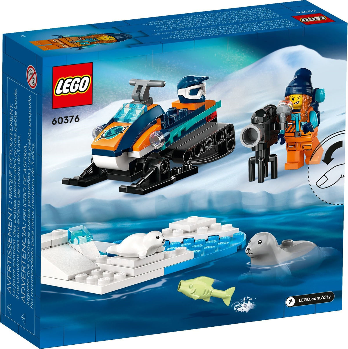 LEGO City 60376 Arktis-Schneemobil