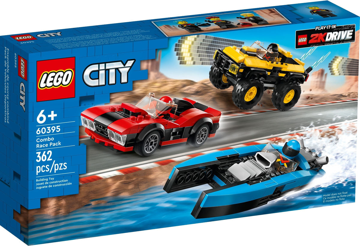LEGO City 60395 Rennfahrzeuge Kombiset