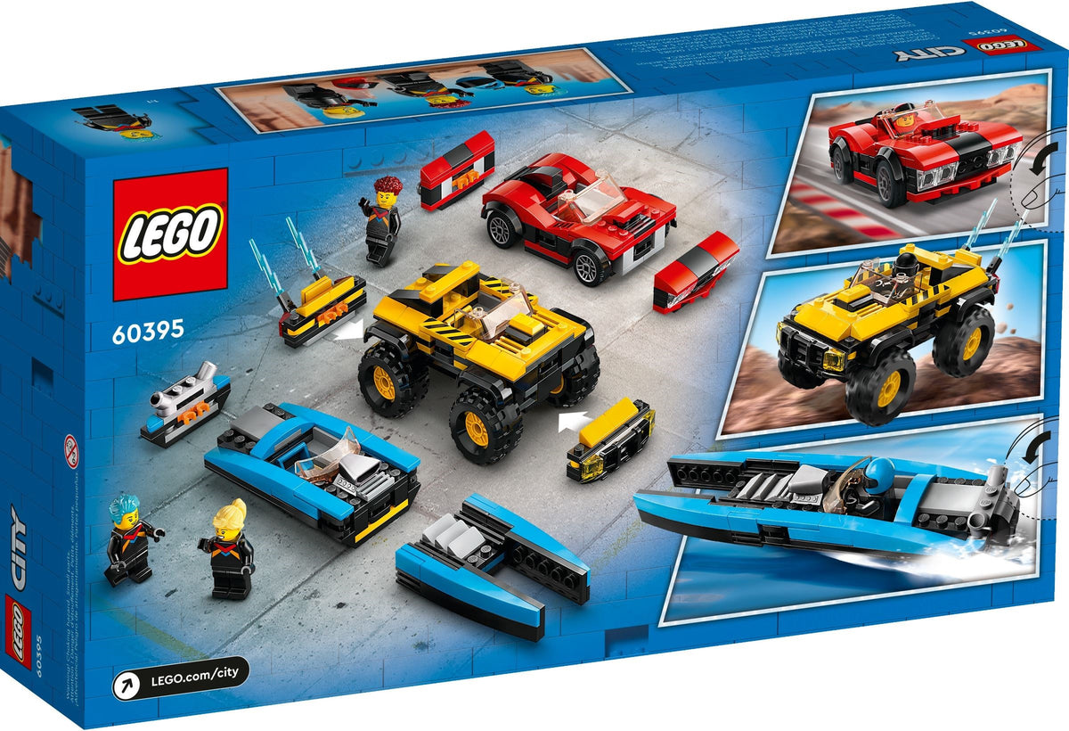 LEGO City 60395 Rennfahrzeuge Kombiset