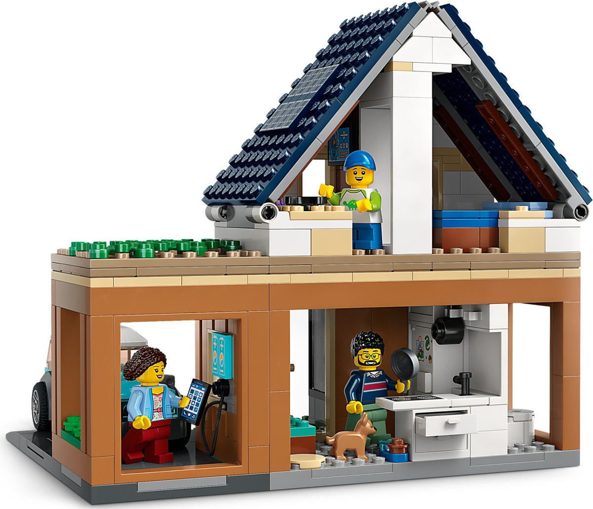 LEGO City 60398 Familienhaus mit Elektroauto