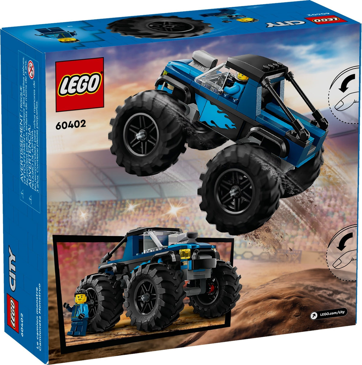 LEGO City 60402 Blauer Monstertruck
