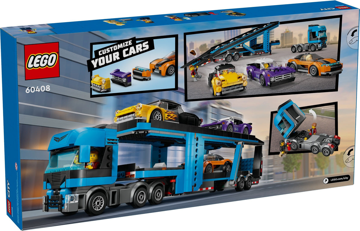 LEGO City 60408 Autotransporter mit Sportwagen