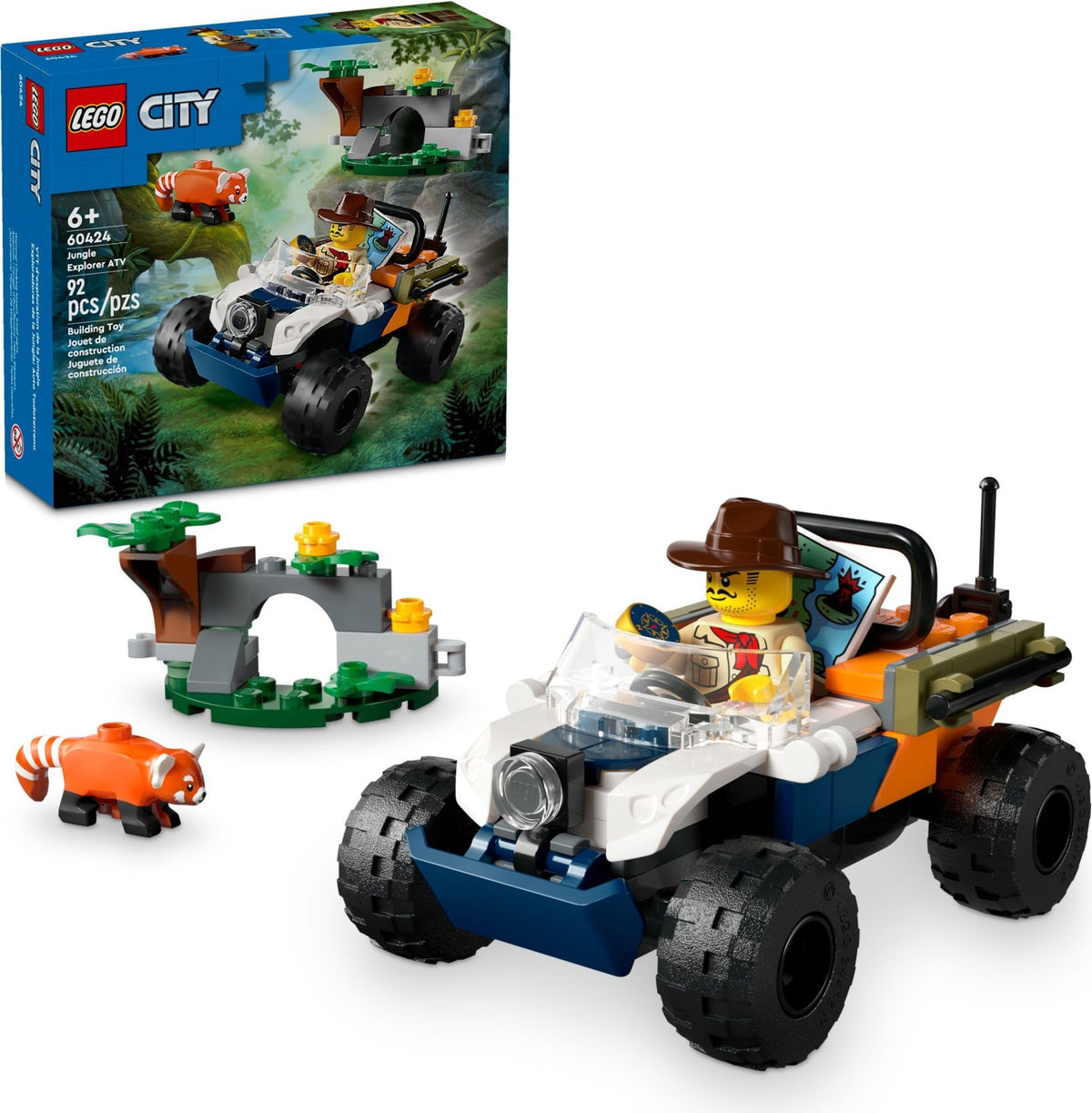 LEGO City 60424 Dschungelforscher-Quad