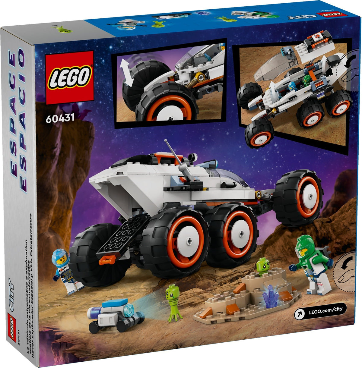 LEGO City 60431 Weltraum-Rover mit Außerirdischen