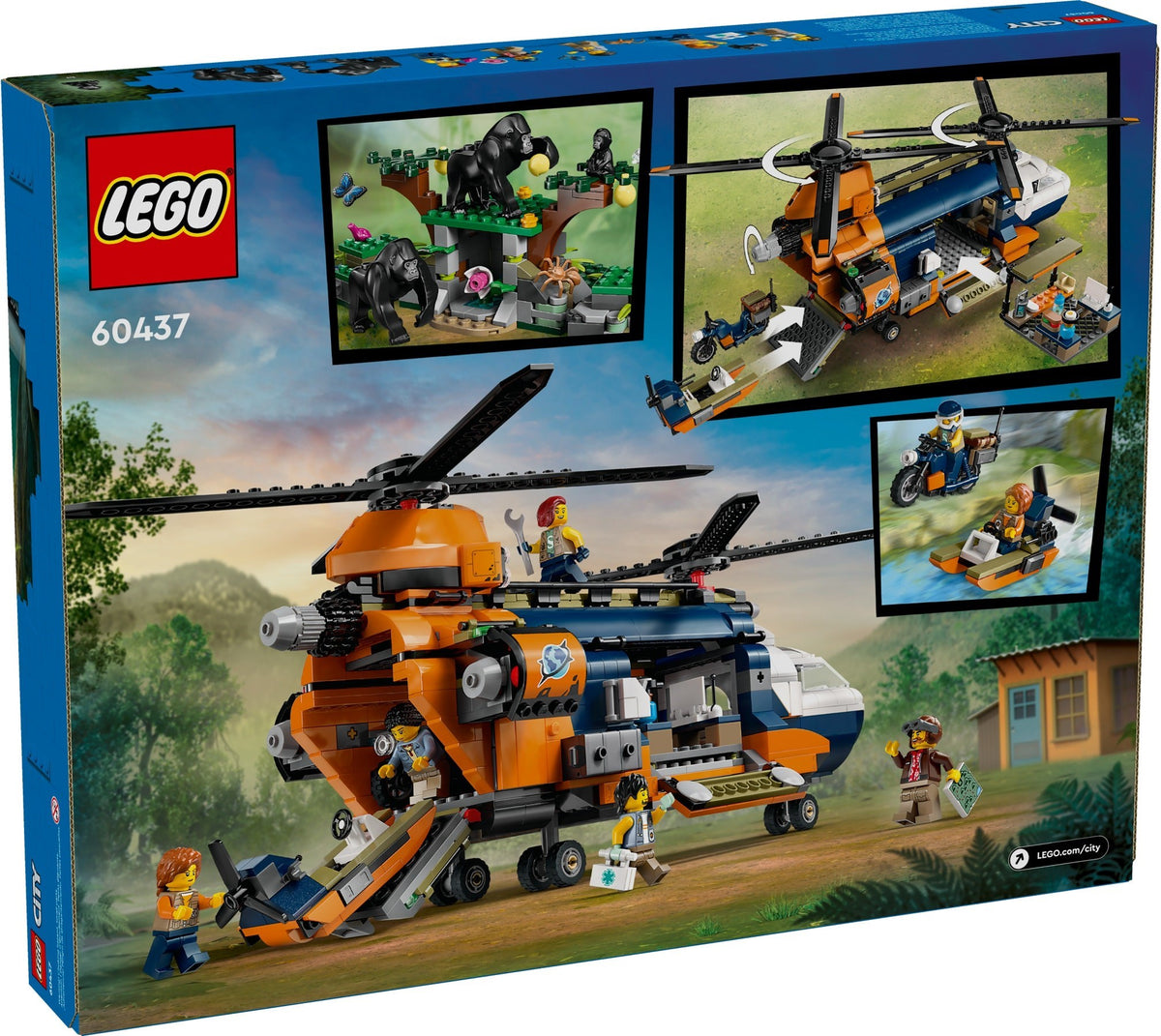 LEGO City 60437 Dschungelforscher-Hubschrauber
