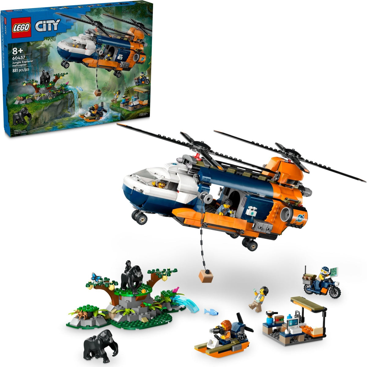 LEGO City 60437 Dschungelforscher-Hubschrauber