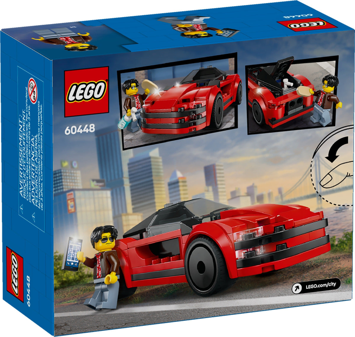 LEGO City 60448 Roter Sportwagen