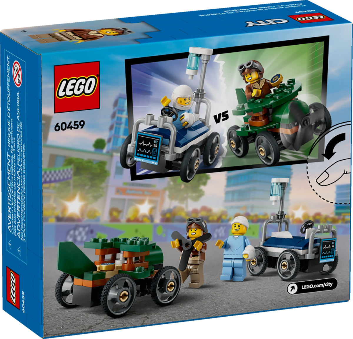LEGO City 60459 Flugzeug vs. Krankenhausbett