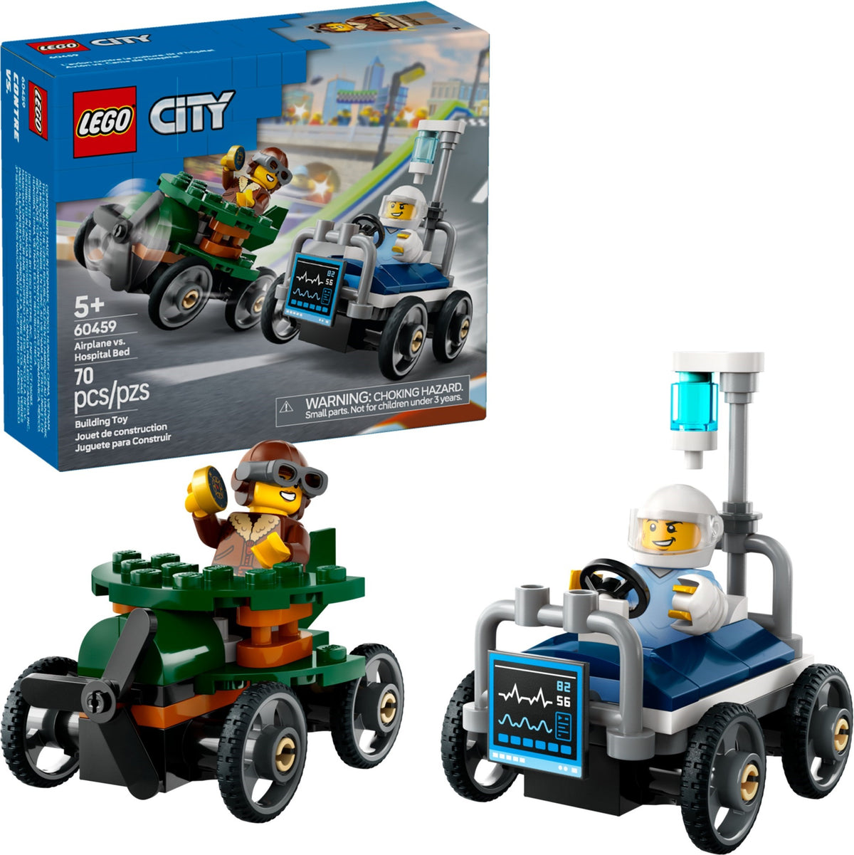 LEGO City 60459 Flugzeug vs. Krankenhausbett