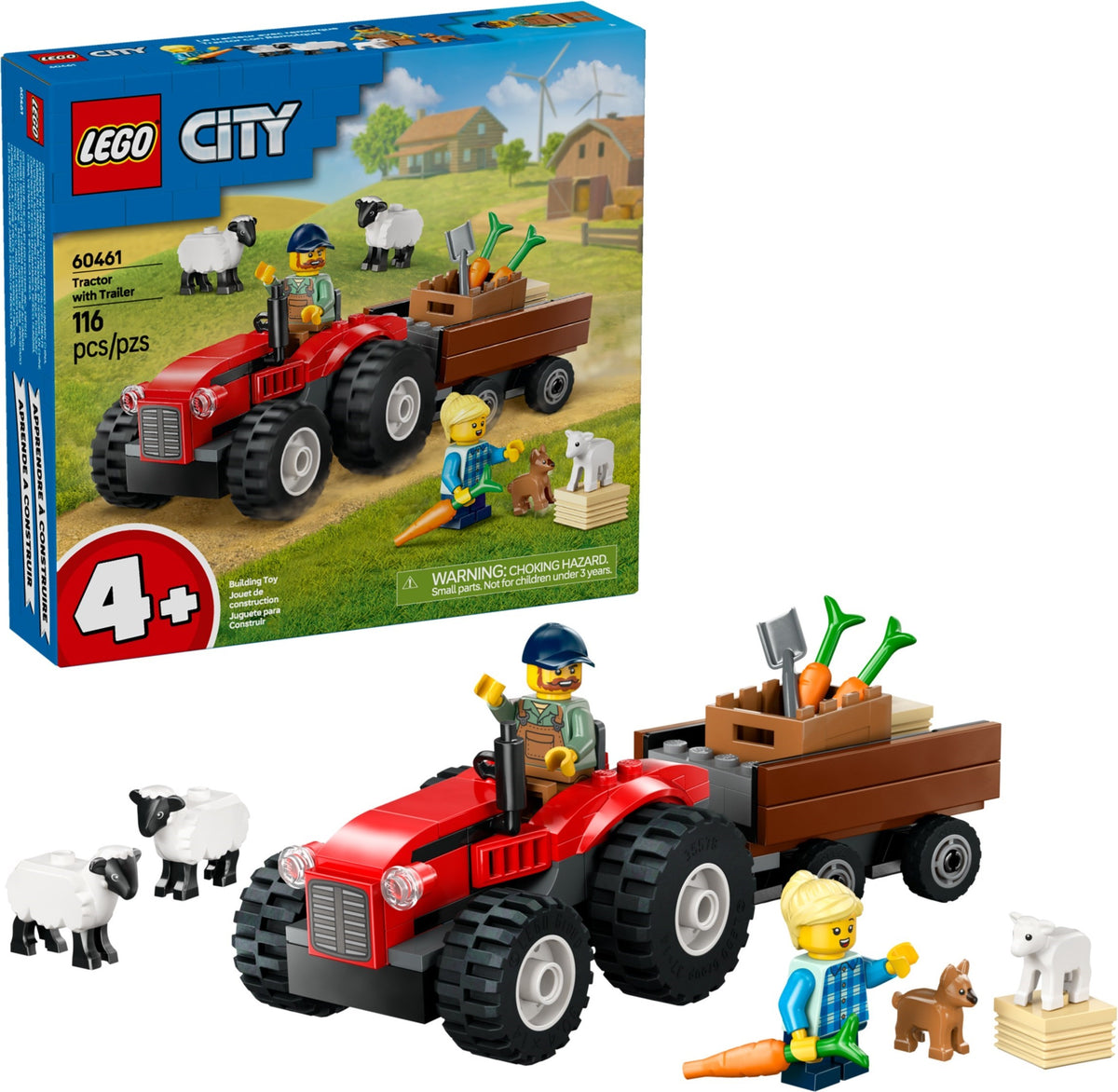 LEGO City 60461 Traktor mit Anhänger