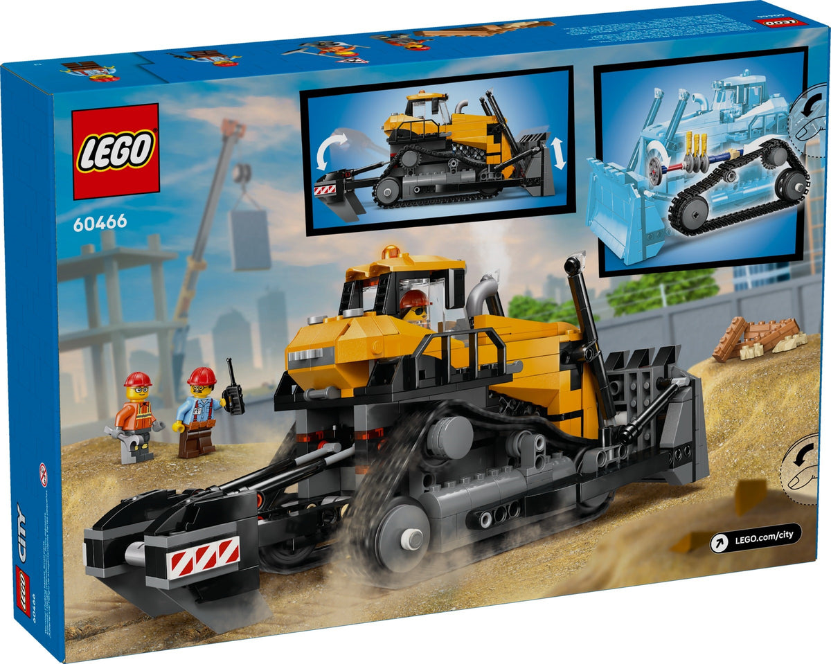 LEGO City 60466 Gelber Bulldozer