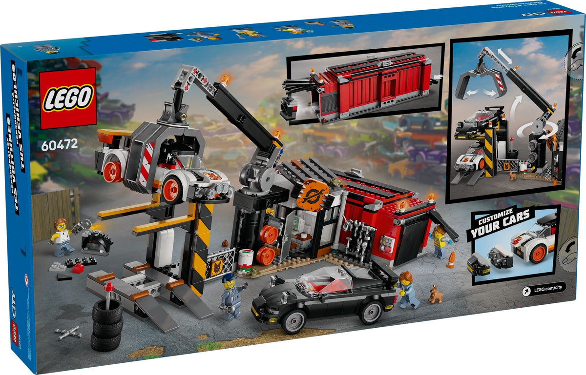 LEGO City 60472 Schrottplatz mit Autos