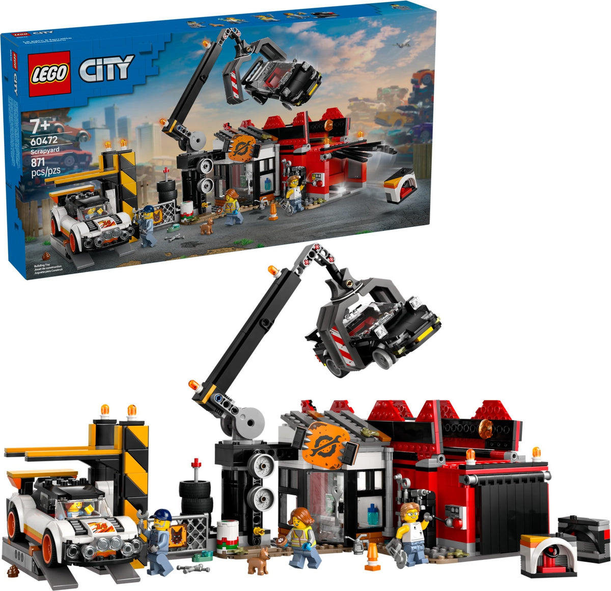 LEGO City 60472 Schrottplatz mit Autos