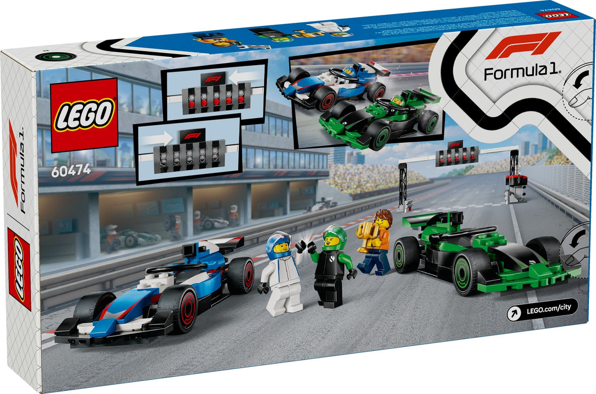 LEGO City 60474 F1 Startaufstellung mit VCARB &amp; Sauber Rennautos