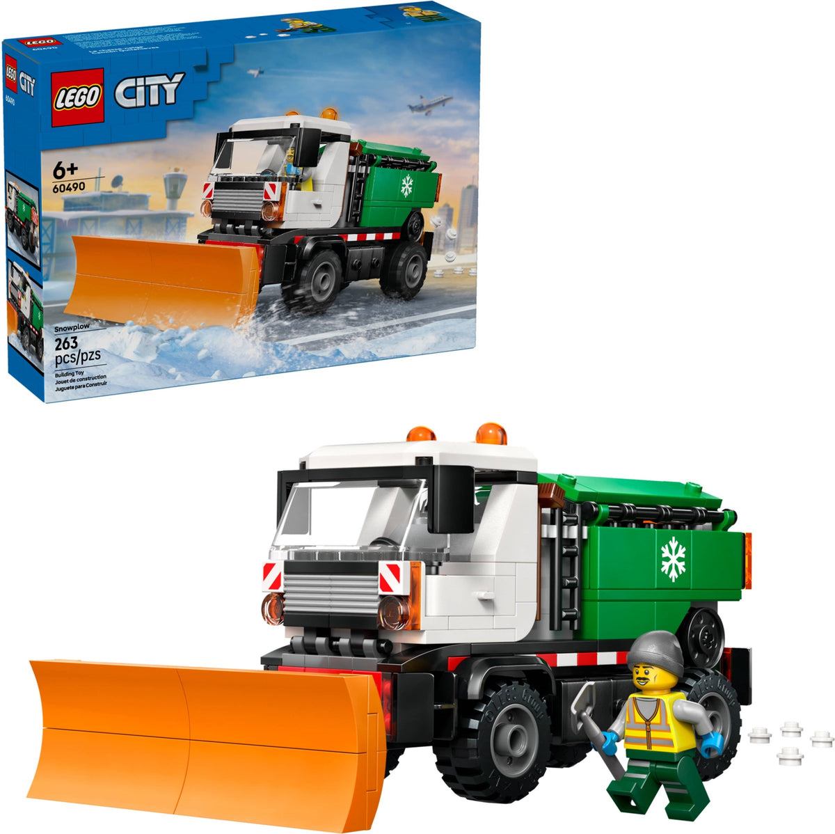 LEGO City 60490 Schneepflug
