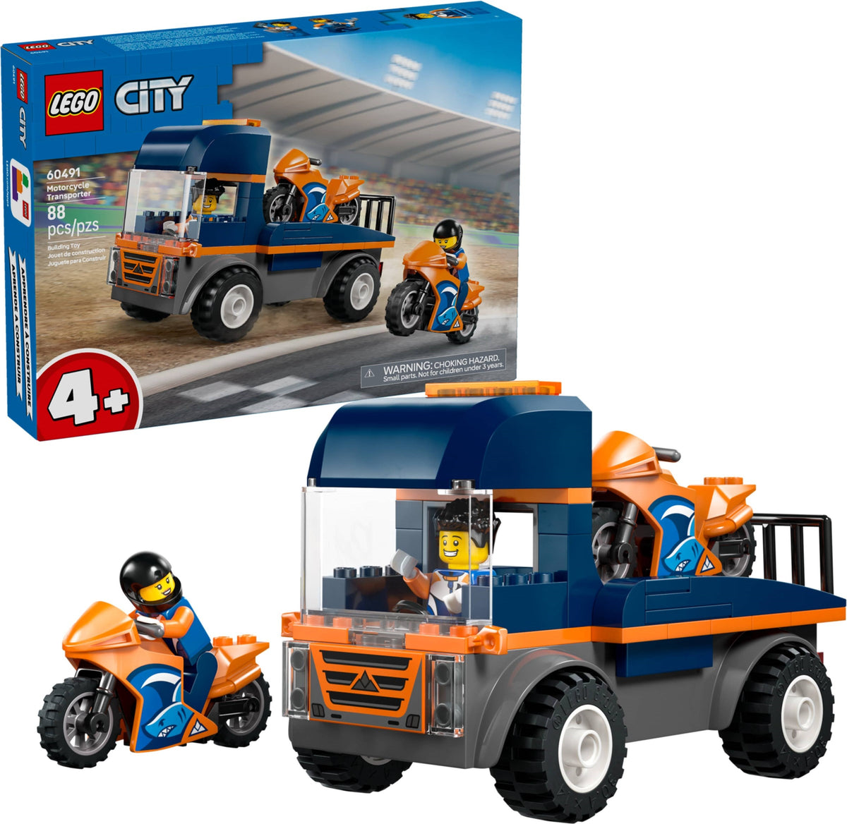LEGO City 60491 Motorradtransporter