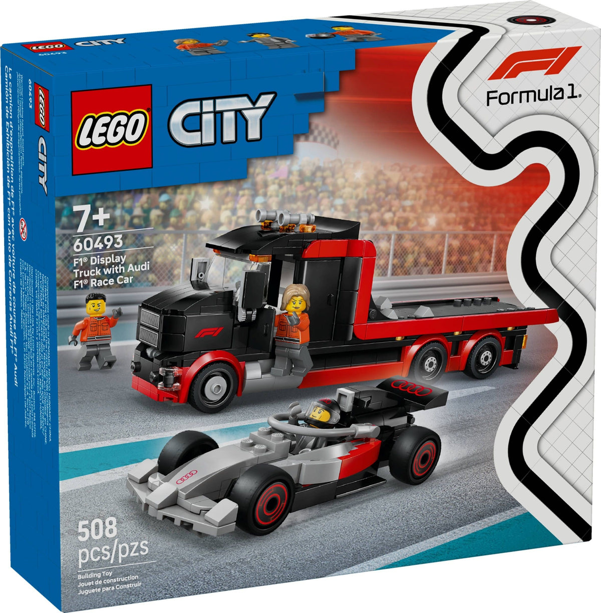 LEGO City 60493 F1 Truck mit Audi F1