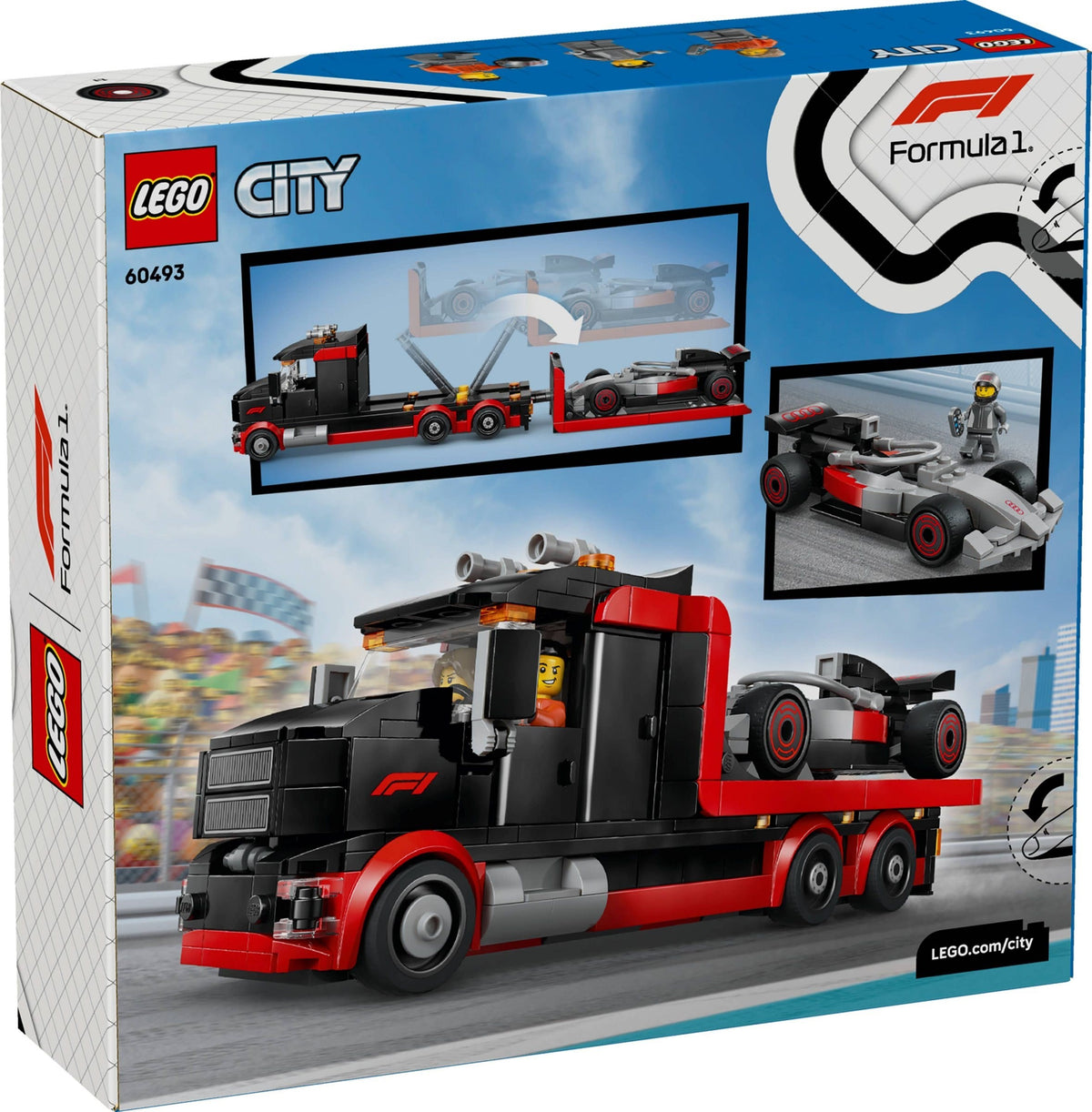 LEGO City 60493 F1 Truck mit Audi F1