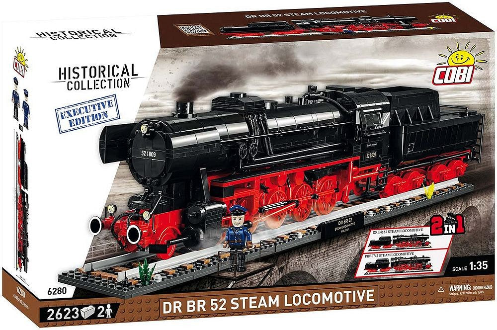 Cobi 6280 Historical Collection DRB Class 52 Steam Locomotive