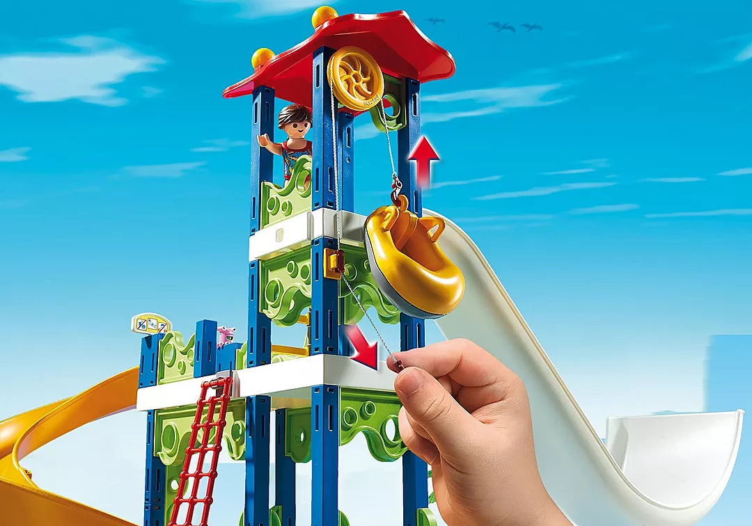 PLAYMOBIL 6669 Aquapark mit Rutschentower