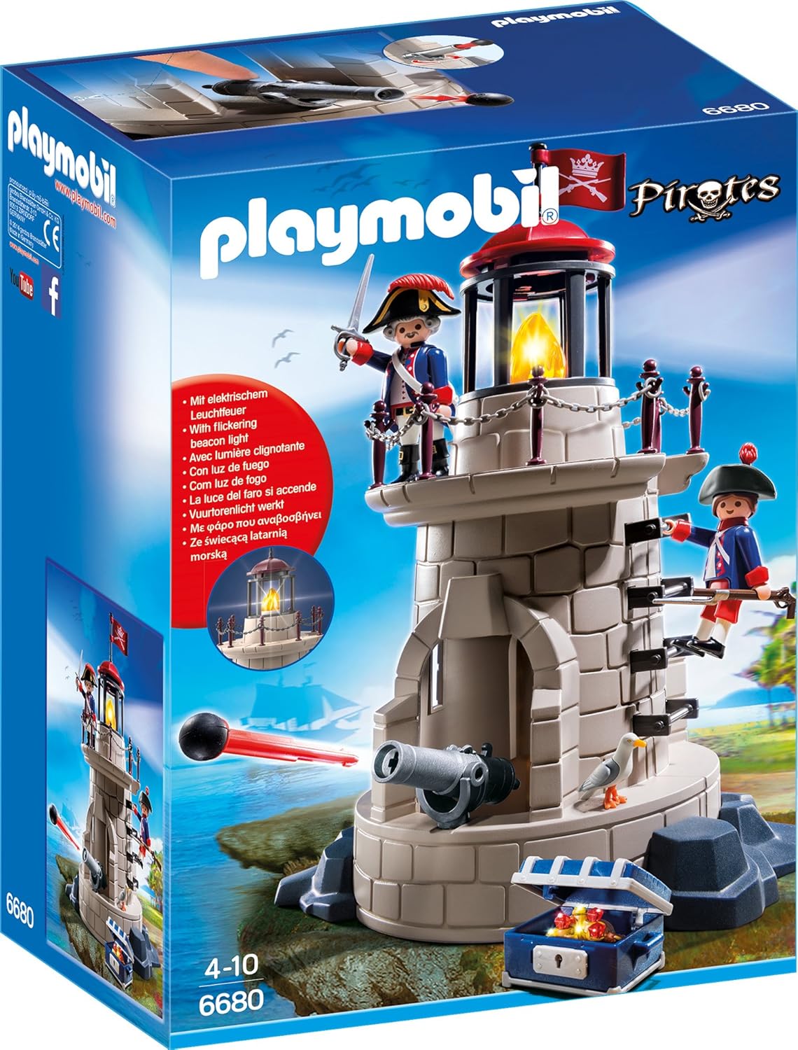 PLAYMOBIL 6680 Soldatenturm mit Leuchtfeuer