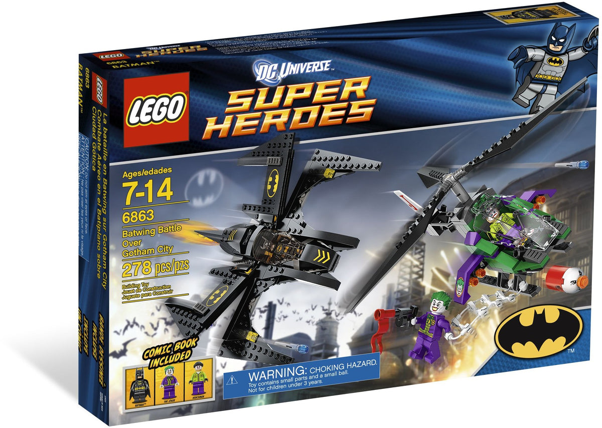 LEGO DC Super Heroes 6863 Super Heroes Batwing Kampf über Gotham City