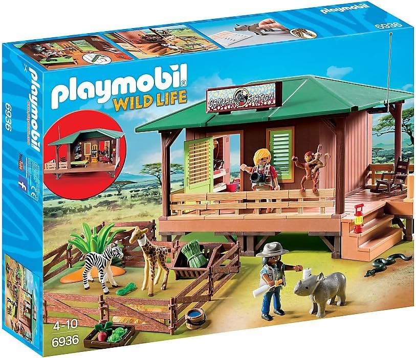 PLAYMOBIL 6936 Rangerstation mit Tieraufzucht