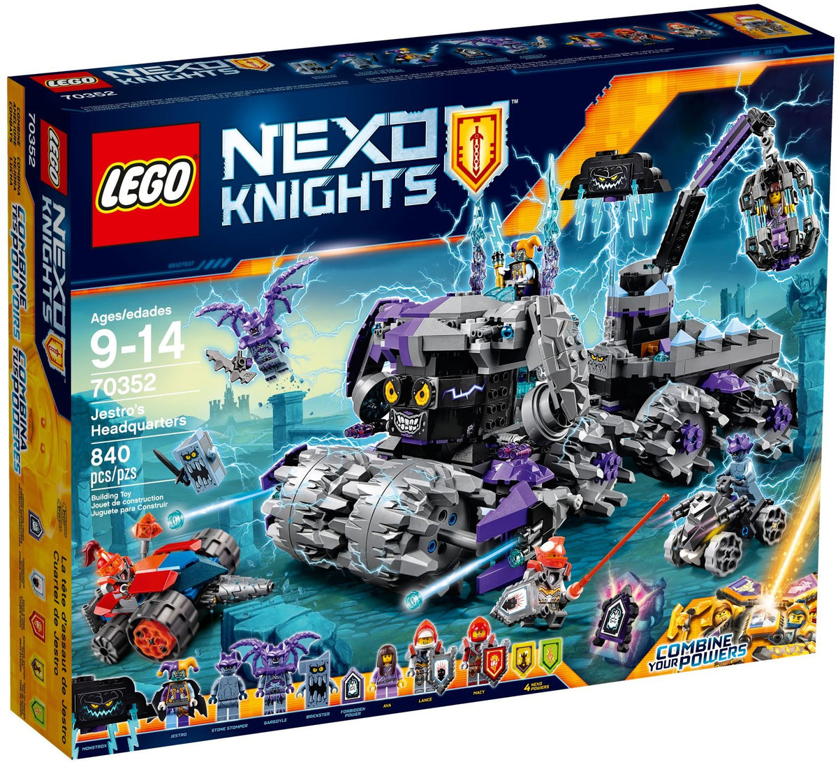 LEGO Nexo Knights 70352 Jestros Monströses Monster-Mobil (MoMoMo)