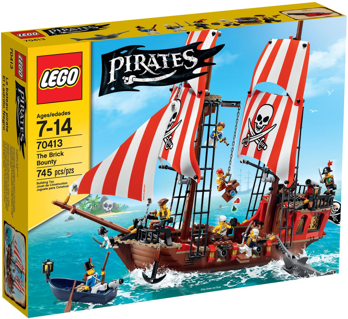 LEGO Pirates 70413 Großes Piratenschiff