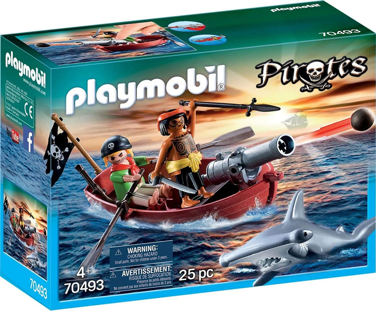 PLAYMOBIL 70493 Piratenboot mit Kanone