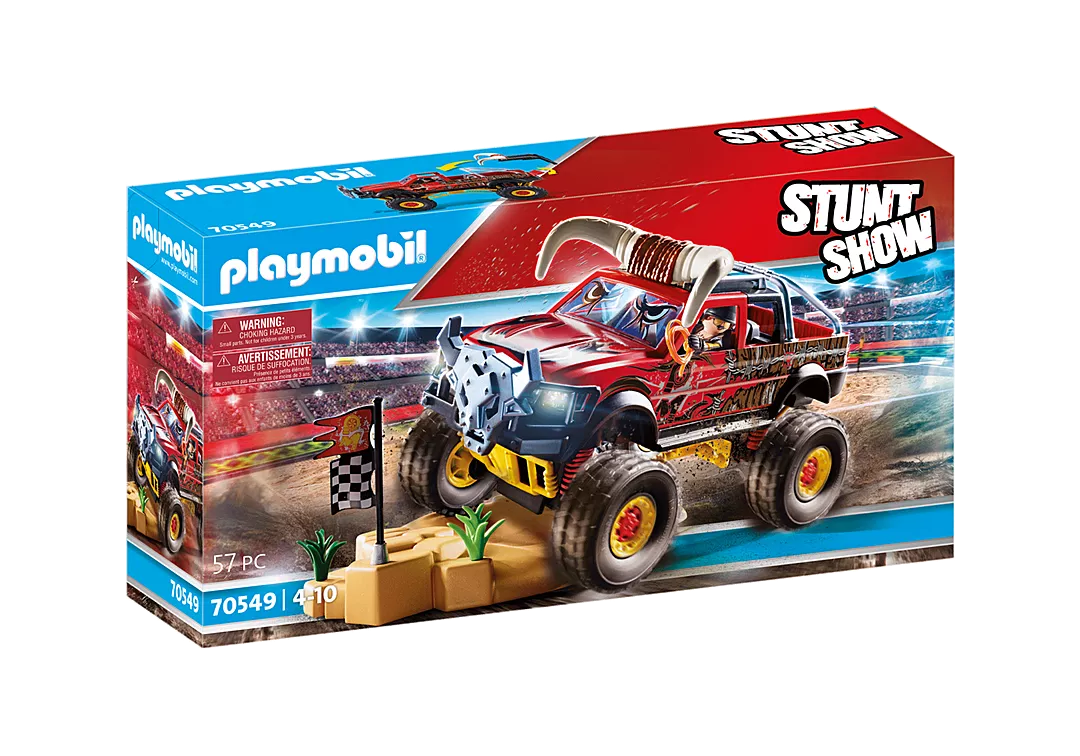 PLAYMOBIL 70549 Stuntshow Monster Truck Horned