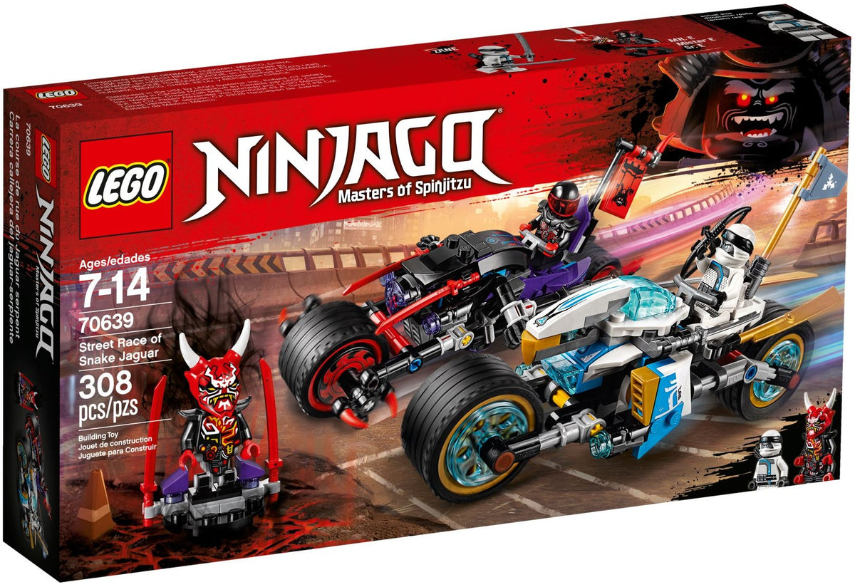 LEGO Ninjago 70639 Straßenrennen des Schlangenjaguars