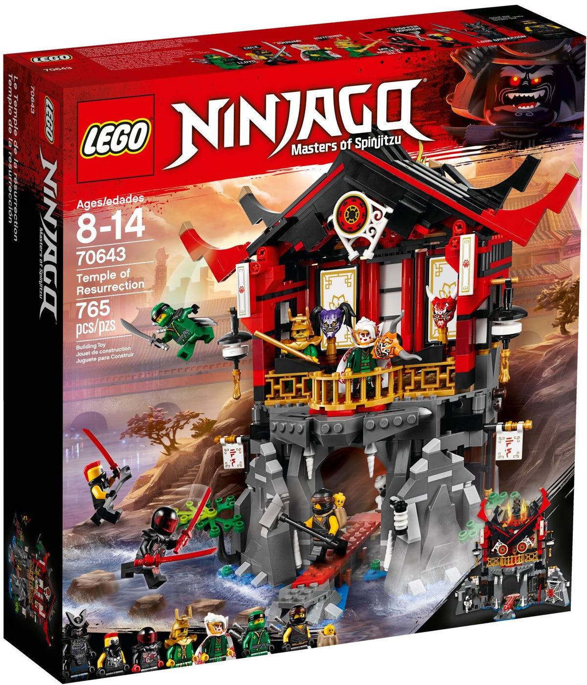 LEGO Ninjago 70643 Tempel der Auferstehung