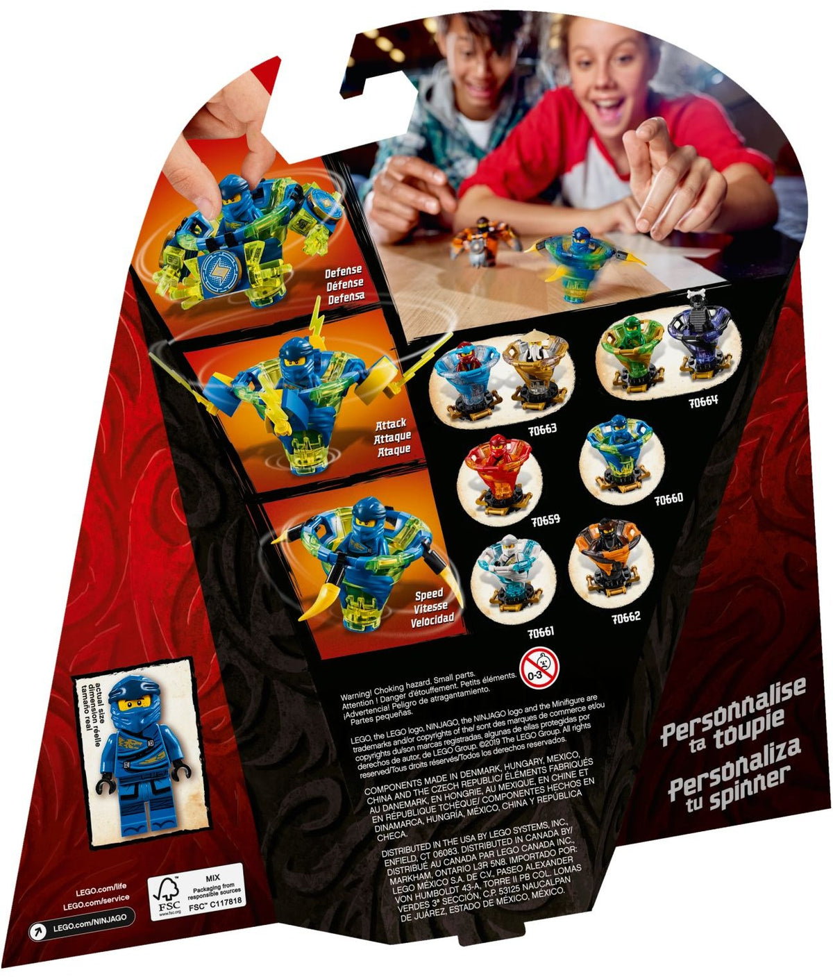 LEGO Ninjago 70660 Spinjitzu Jay