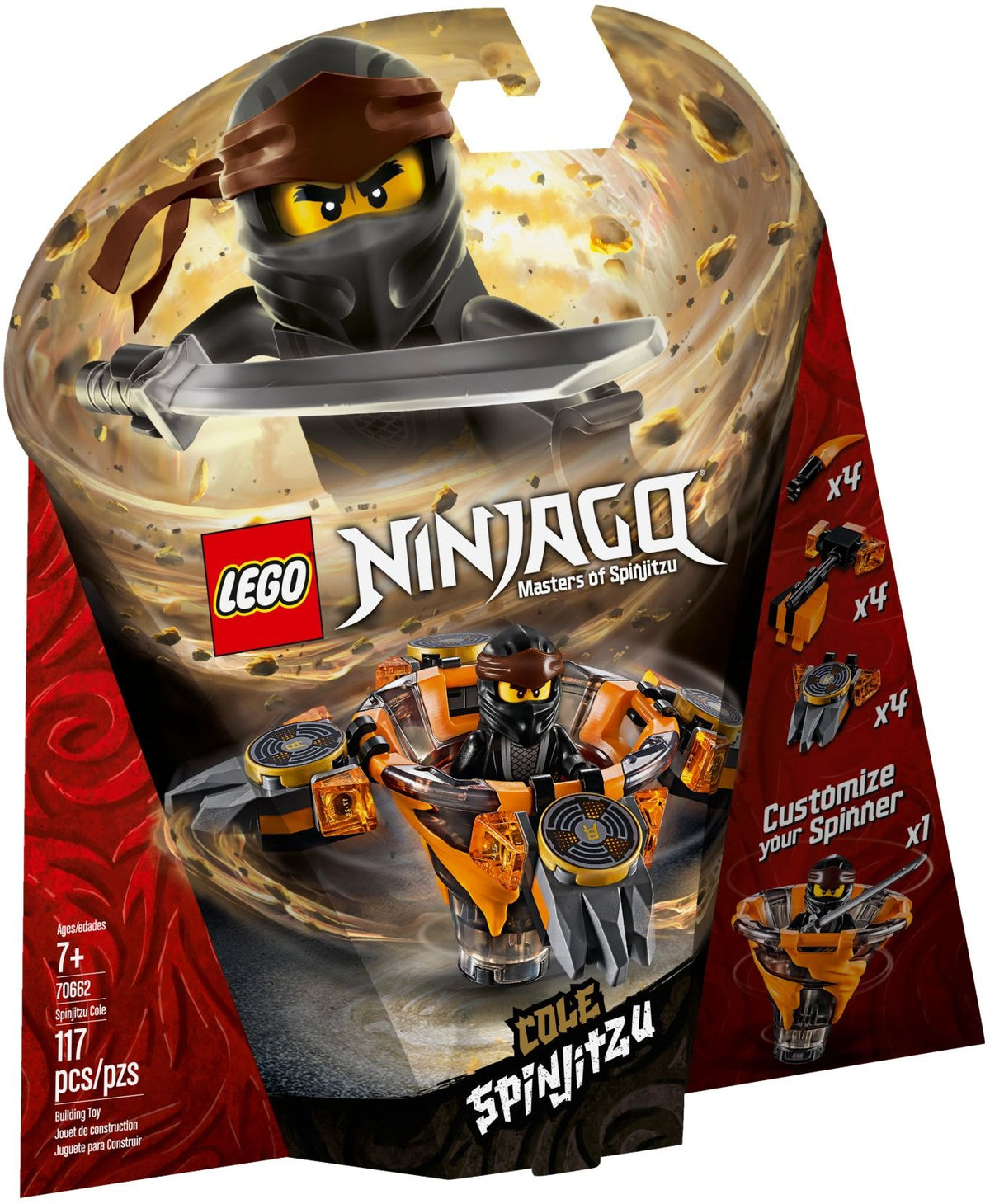 LEGO Ninjago 70662 Spinjitzu Cole