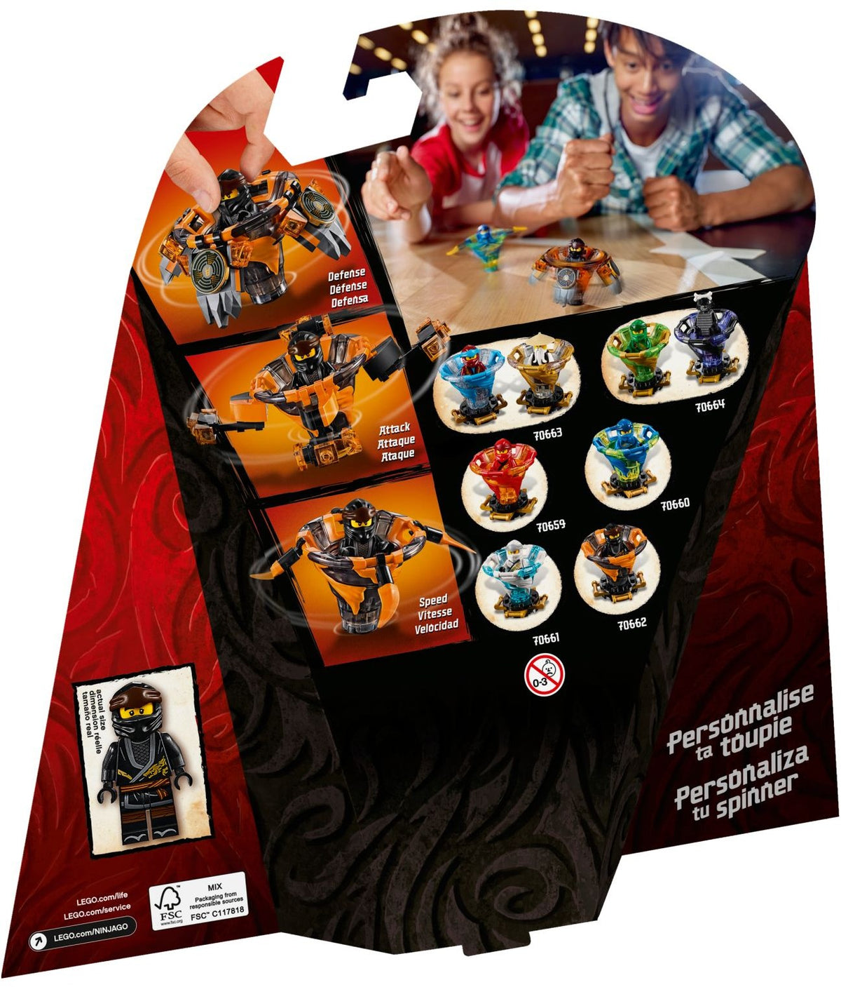 LEGO Ninjago 70662 Spinjitzu Cole