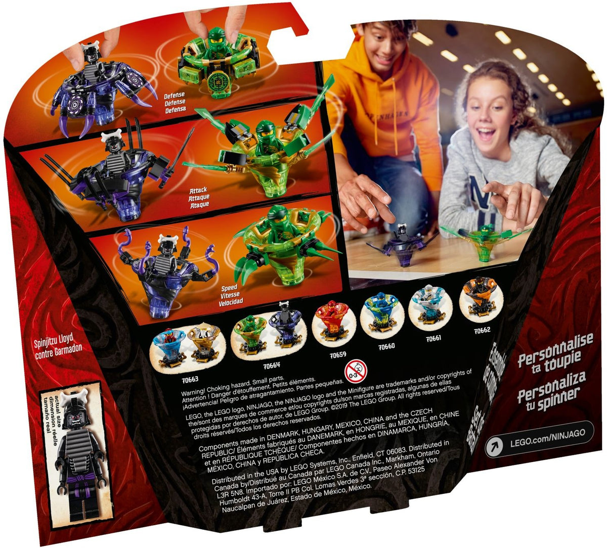 LEGO Ninjago 70664 Spinjitzu Lloyd vs. Garmadon