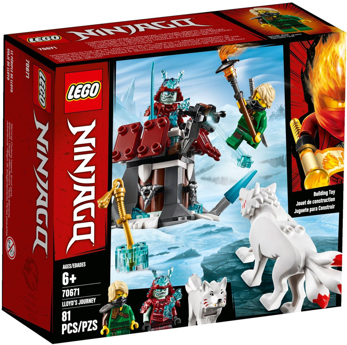 LEGO Ninjago 70671 Angriff des Eis-Samurai