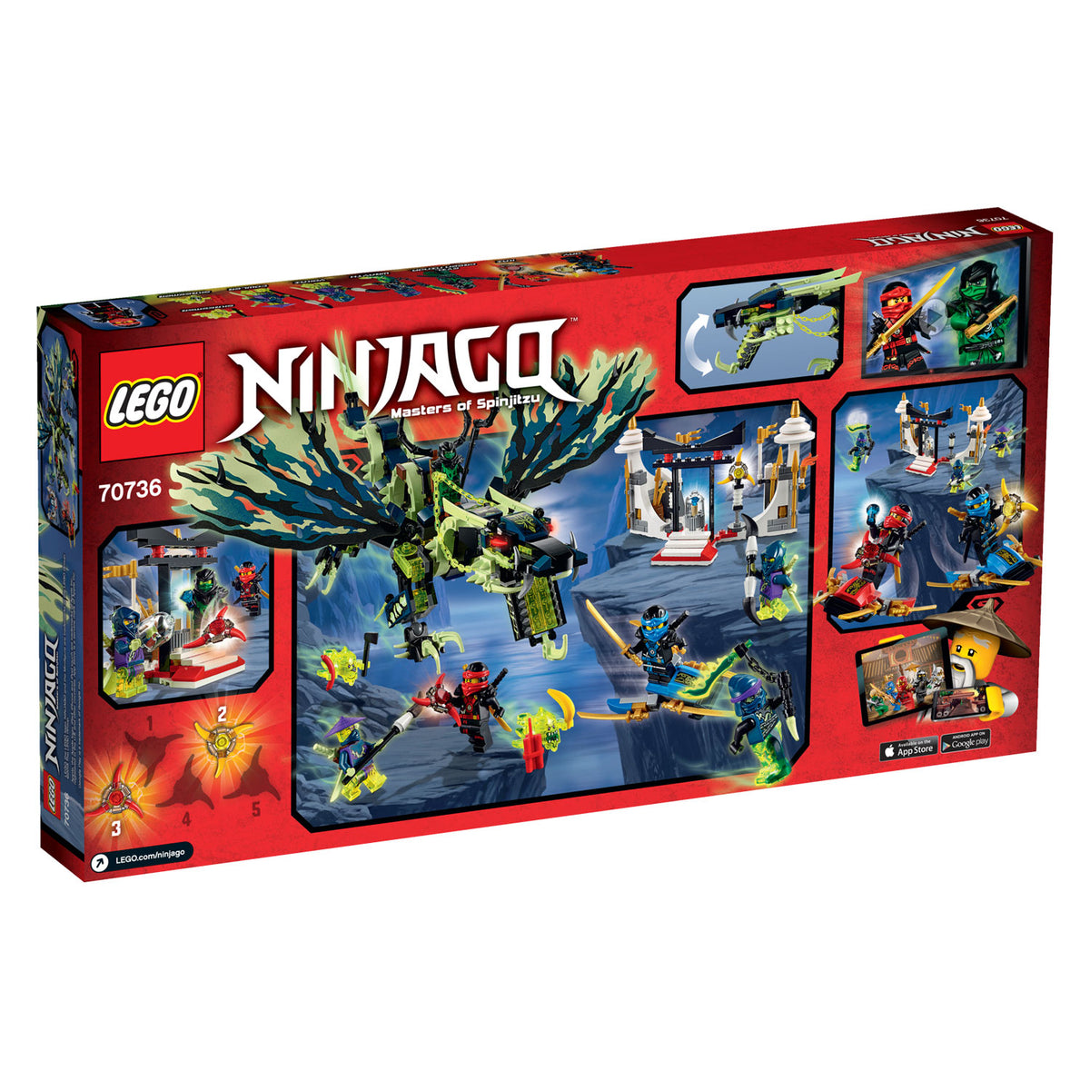 LEGO Ninjago 70736 Angriff des Moro-Drachens