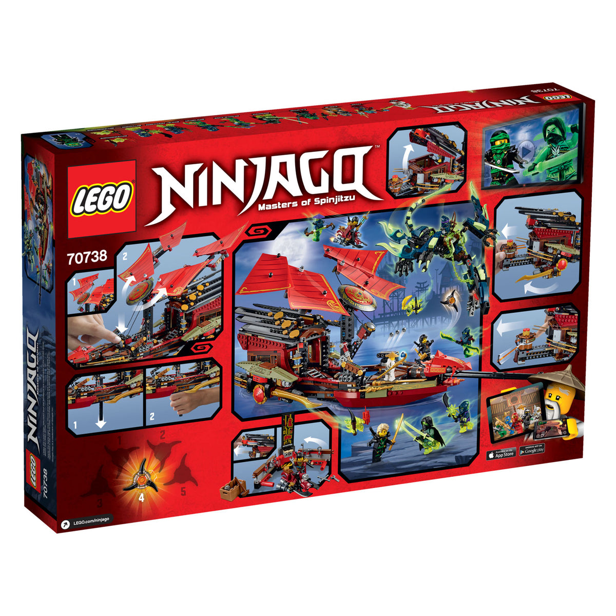 LEGO Ninjago 70738 Der letzte Flug des Ninja-Flugseglers